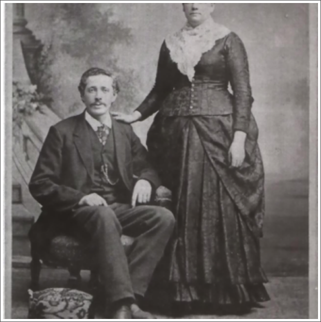 Hector McLaughlin and Hannah Jane Meddaugh. Hannah Jane was a daughter of Nancy Udell and Robert Meddaugh.